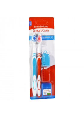 Brush Buddies, Smart Care, Brushing Kit, Adult, 2 Pack