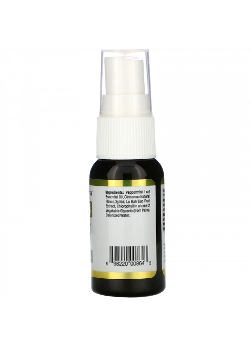 California Gold Nutrition, Breath Refresh Spray, Natural Peppermint, Alcohol-Free, 1 fl oz (30 ml)