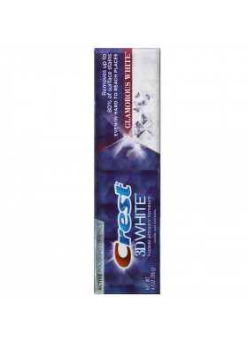 Crest, 3D White, Fluoride Anticavity Toothpaste, Glamorous White, 4.1 oz (116 g)