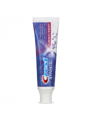 Crest, 3D White, Fluoride Anticavity Toothpaste, Glamorous White, 4.1 oz (116 g)