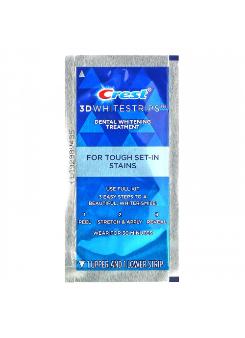Crest, 3D Whitestrips, Dental Whitening Kit, Classic Vivid, 20 Strips