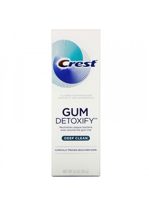 Crest, Gum Detoxify, Deep Clean, Fluoride Toothpaste, 4.1 oz (116 g)