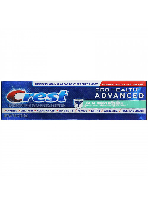Crest, Pro Health,  Advanced Fluoride Toothpaste, Gum Protection, 5.1 oz (144 g)