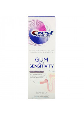 Crest, Pro Health, Gum & Sensitivity, Fluoride Toothpaste, Soft Mint, 4.1 oz (116 g)