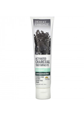 Desert Essence, Activated Charcoal Toothpaste, Fresh Mint, 6.25 oz (176 g)