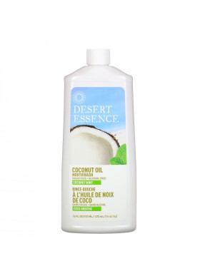 Desert Essence, Coconut Oil Mouthwash, Coconut Mint, 16 fl oz (473 ml)