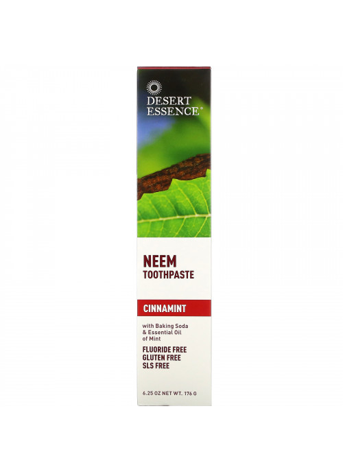 Desert Essence, Neem Toothpaste, Cinnamint, 6.25 oz (176 g)
