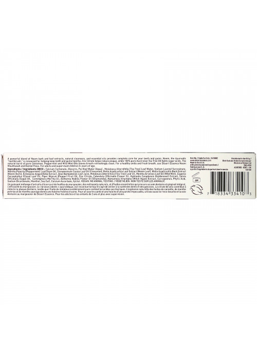 Desert Essence, Neem Toothpaste, Cinnamint, 6.25 oz (176 g)