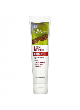 Desert Essence, Neem Toothpaste, Cinnamint, 6.25 oz (176 g)