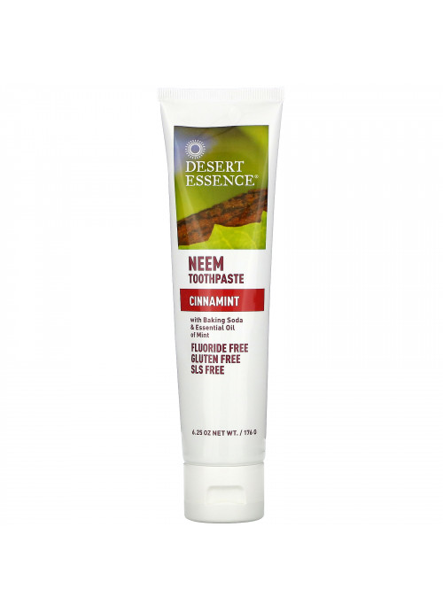 Desert Essence, Neem Toothpaste, Cinnamint, 6.25 oz (176 g)