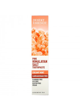 Desert Essence, Pink Himalayan Salt Toothpaste, Creamy Mint, 6.25 oz (176 g)