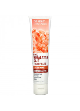 Desert Essence, Pink Himalayan Salt Toothpaste, Creamy Mint, 6.25 oz (176 g)
