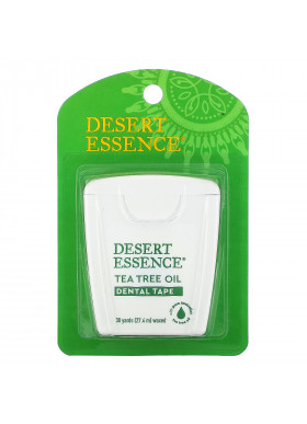 Desert Essence, Tea Tree Oil Dental Tape, Waxed, 30 Yds (27.4 m)