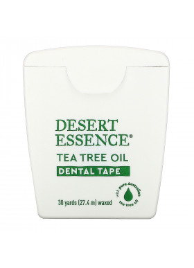 Desert Essence, Tea Tree Oil Dental Tape, Waxed, 30 Yds (27.4 m)