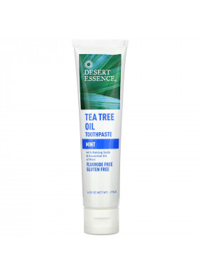 Desert Essence, Tea Tree Oil Toothpaste, Mint, 6.25 oz (176 g)