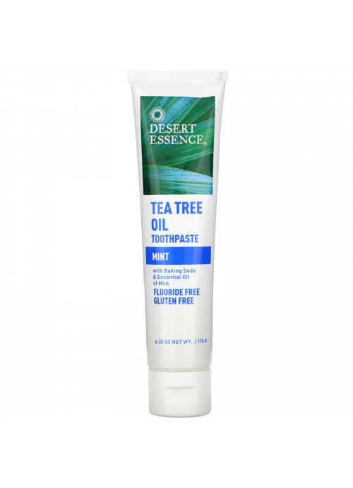 Desert Essence, Tea Tree Oil Toothpaste, Mint, 6.25 oz (176 g)