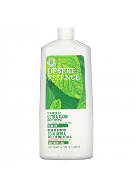 Desert Essence, Ultra Care Mouthwash, Mega Mint, 16 fl oz (473 ml)