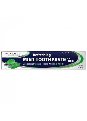 Dr. Mercola, Refreshing Toothpaste with Tulsi, Cool Mint, 3 oz (85 g)