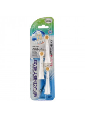 Dr. Plotka, MouthWatchers, Antimicrobial Powered Toothbrush Replacement Heads, Pack of 3