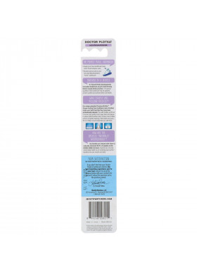 Dr. Plotka, MouthWatchers, Travel, Naturally Antimicrobial Toothbrush, Soft, Red, 1 Toothbrush