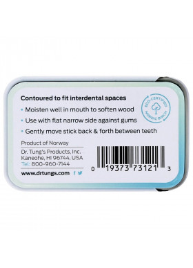 Dr. Tung's, Perio Sticks, Thin, 80 Sticks