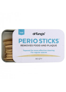 Dr. Tung's, Perio Sticks, Thin, 80 Sticks