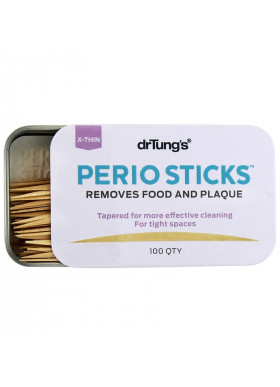 Dr. Tung's, Perio Sticks, X-Thin, 100 Sticks