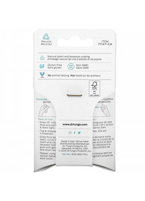 Dr. Tung's, Smart Floss, Natural Cardamom, 30 yd (27 m)