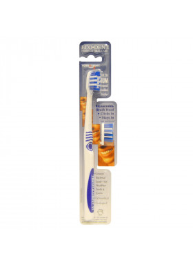 Eco-Dent, Terradent Med5, Adult 31, Medium, 1 Toothbrush, 1 Spare Brush Head