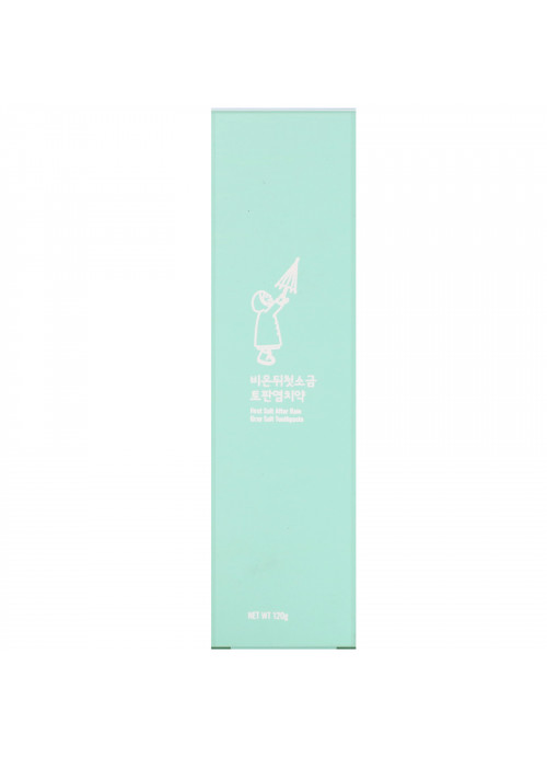First Salt After Rain, Grey Salt Toothpaste, 120 g