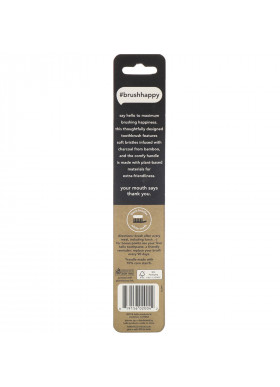 Hello, BPA-Free Toothbrush with Charcoal Bristles, 1 Toothbrush
