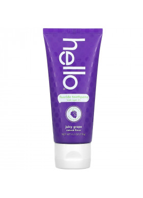 Hello, Kids, Fluoride Toothpaste, Juicy Grape, 4.2 oz (119 g)