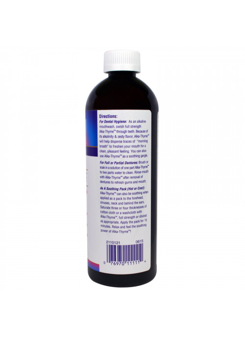 Heritage Store, Alka-Thyme Mouthwash, 16 fl oz (480 ml)
