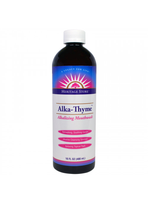 Heritage Store, Alka-Thyme Mouthwash, 16 fl oz (480 ml)