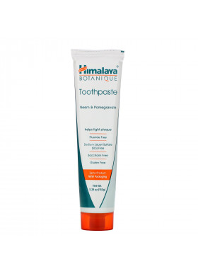 Himalaya, Botanique, Toothpaste, Neem, Pomegranate, Fluoride Free, 5.29 oz (150 g)