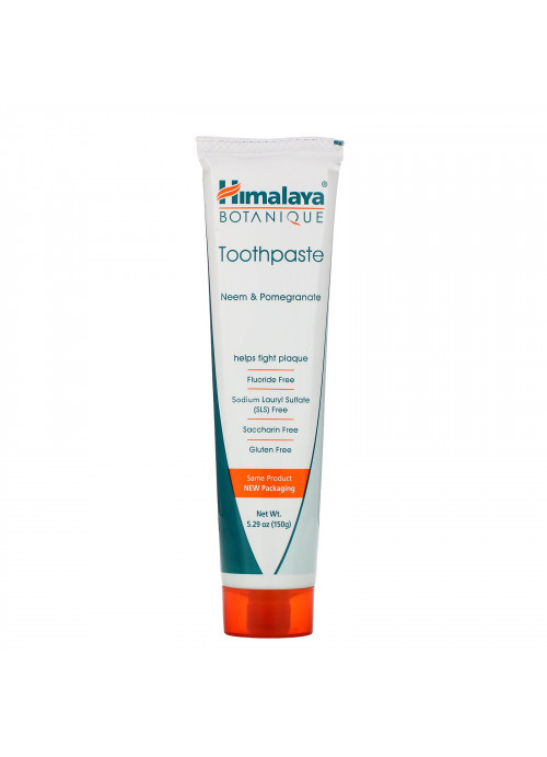 Himalaya, Botanique, Toothpaste, Neem, Pomegranate, Fluoride Free, 5.29 oz (150 g)