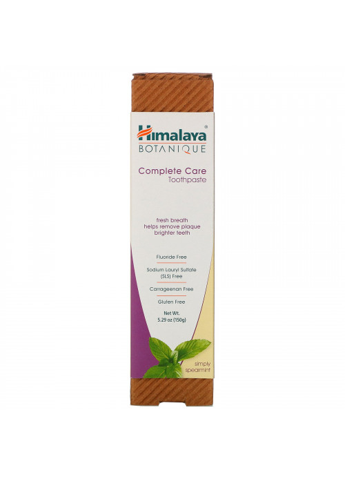 Himalaya, Botanique, Complete Care Toothpaste, Simply Spearmint, 5.29 oz (150 g)