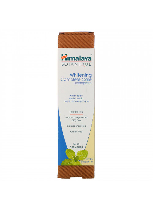 Himalaya, Botanique, Whitening Complete Care Toothpaste, Simply Peppermint, 5.29 oz (150 g)