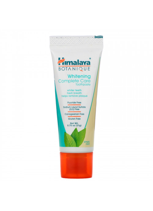 Himalaya, Whitening Mint Travel Toothpaste, Simply Mint, 0.75 oz (21 g)