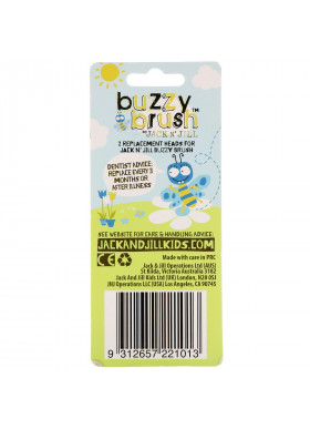 Jack n' Jill, Buzzy Brush, 2X Replacement Heads
