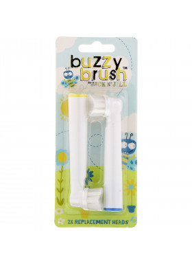 Jack n' Jill, Buzzy Brush, 2X Replacement Heads