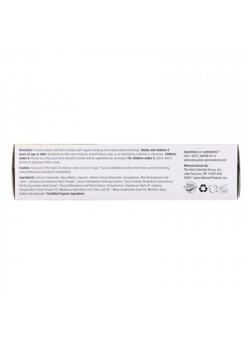 Jason Natural, Healthy Mouth, Tartar Control Paste, Tea Tree Oil & Cinnamon, 4.2 oz (119 g)