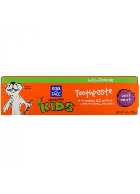 Kiss My Face, Obsessively Kids, Toothpaste, Berry Smart, 4 oz (113 g)