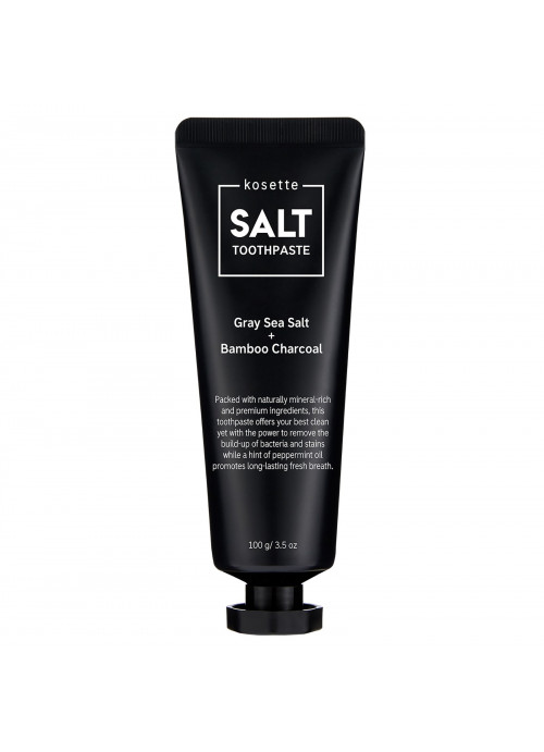 Kosette, Gray Sea Salt + Bamboo Charcoal Toothpaste, 3.5 oz (100 g)