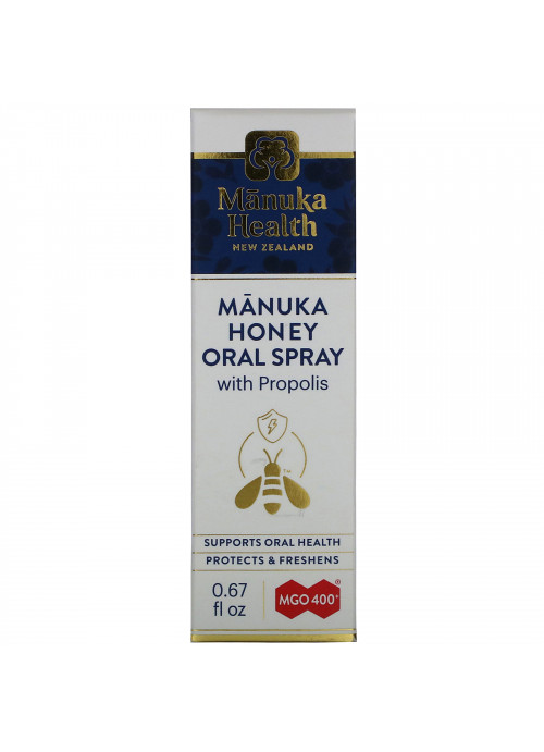 Manuka Health, Manuka Honey Oral Spray with Propolis, 0.67 fl oz