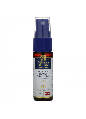Manuka Health, Manuka Honey Oral Spray with Propolis, 0.67 fl oz