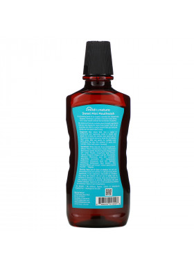 Mild By Nature, Mouthwash, Made with Peppermint Oil, Long-Lasting Fresh Breath, Sweet Mint, 16 fl oz