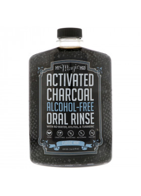 My Magic Mud, Activated Charcoal, Alcohol-Free Oral Rinse, Classic Mint, 14.20 fl oz (420 ml)