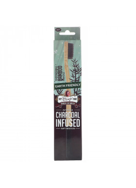 My Magic Mud, Bamboo Toothbrush, Activated Charcoal Infused Soft Bristles, 1 Toothbrush