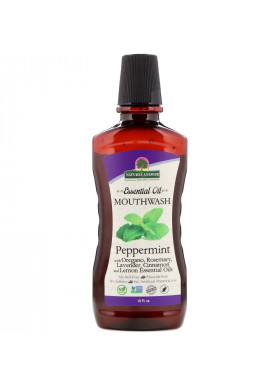 Nature's Answer, Essential Oil Mouthwash, Peppermint, 16 fl oz